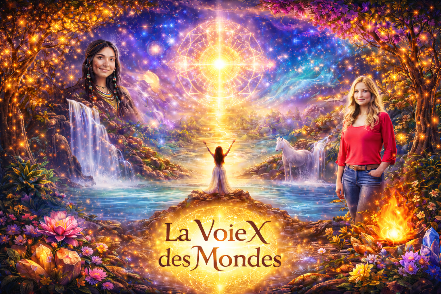 🌊 LA VOIEX DES MONDES Méthode de libération et de réalignement vibratoire Par Véronique Corneil, médium et guérisseuse